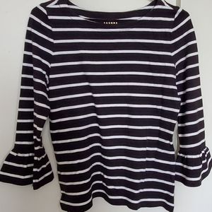 Kate Spade stripped sweater with bell sleeves